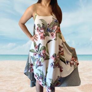 Aratta Silent Journey Floral‎ Handkerchief Dress